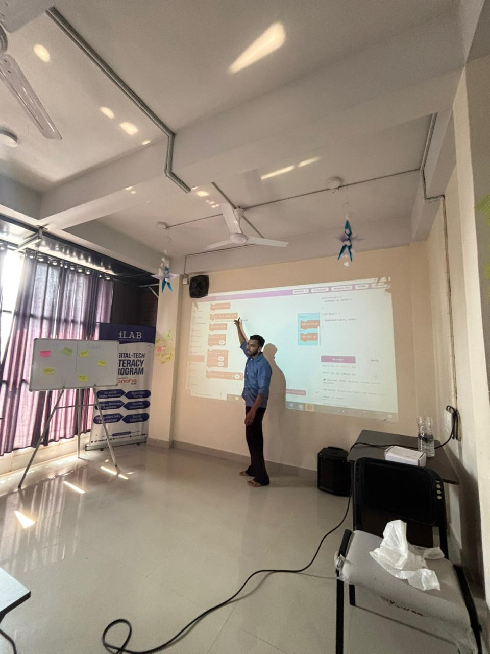 Muhammed Basheer facilitating the session