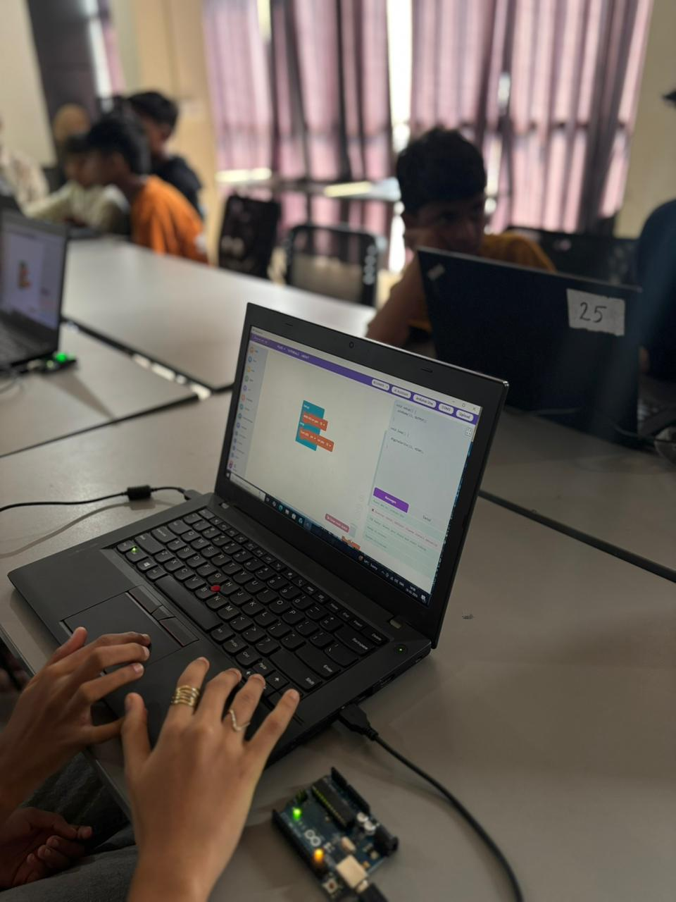 Block coding interface